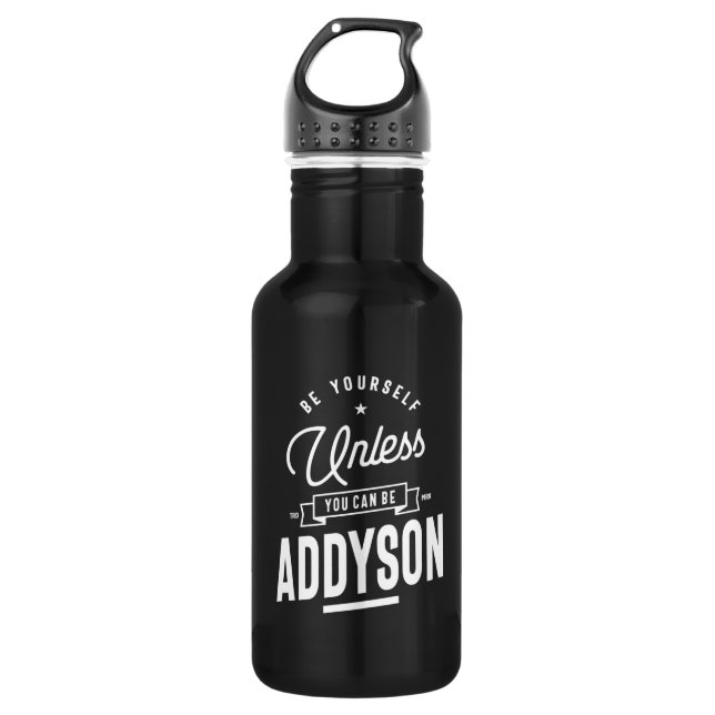 Addyson Personalized Name Birthday 532 Ml Water Bottle (Front)