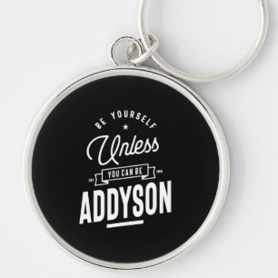 Addyson Personalized Name Birthday Keychain