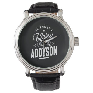 Addyson Personalized Name Birthday Watch