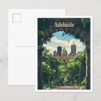Adelaide Australia Art Vintage Travel