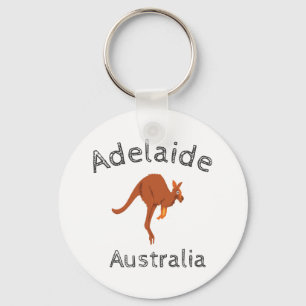Adelaide Australia Kangaroo Keychain