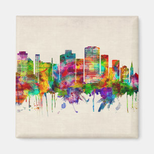Adelaide Australia Skyline Magnet