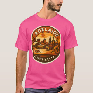 Adelaide Australia  Vintage City Travel T-Shirt