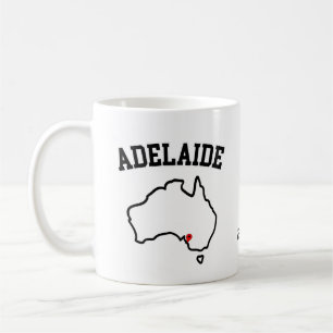 Adelaide City  Map Customised Year Coffee Mug