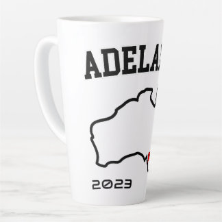 Adelaide City  Map Customized Year Latte Mug