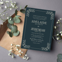 Adelaide Frame | Curated Colours | Wedding Invite