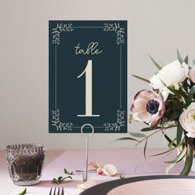 Adelaide Frame | Curated Colours | Wedding Invite Table Number (Creator Uploaded)