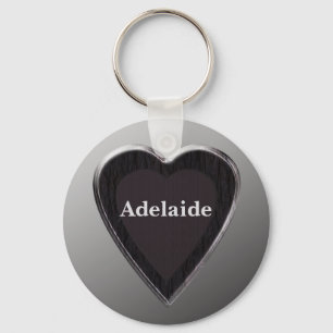 Adelaide Heart Keychain by 369MyName
