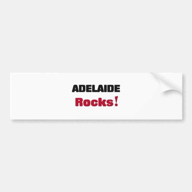 Adelaide Rocks Bumper Sticker (Front)