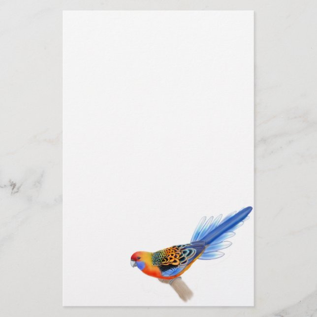 Adelaide Rosella Parrot Stationery (Front)