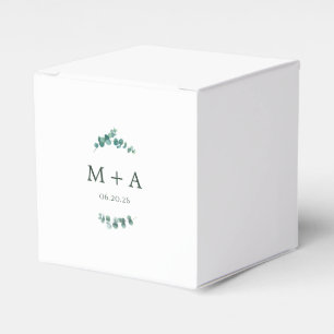 Adelaide Wedding Monogram Favor Box