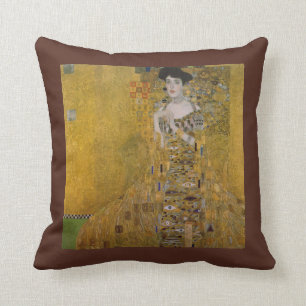 Adele Bloch Bauer by Gustav Klimt Throw Pillow