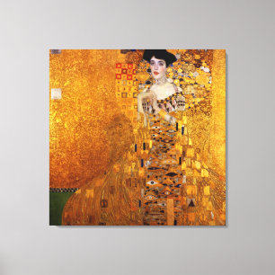 Adele Bloch-Bauer's Portrait by Gustav Klimt Canvas Print