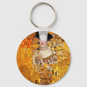 Adele Bloch-Bauer's Portrait by Gustav Klimt Keychain