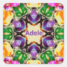 ADELE ~ Bright Abstract Pattern ~ Personalized 