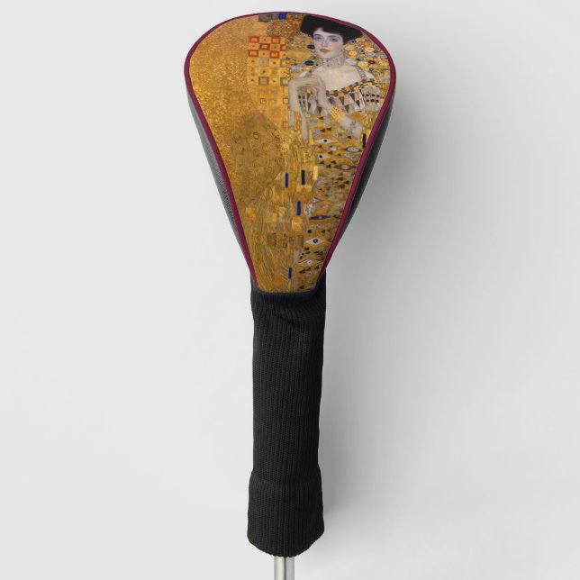 Adele, Lady in Gold by Gustav Klimt, Golfing Lady Golf Head Cover (Front)