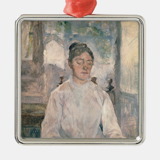 Adele Tapie de Celeyran Metal Ornament (Front)
