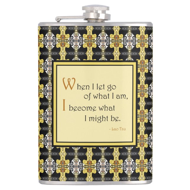 Adeli w/ Quote Flask (Front)