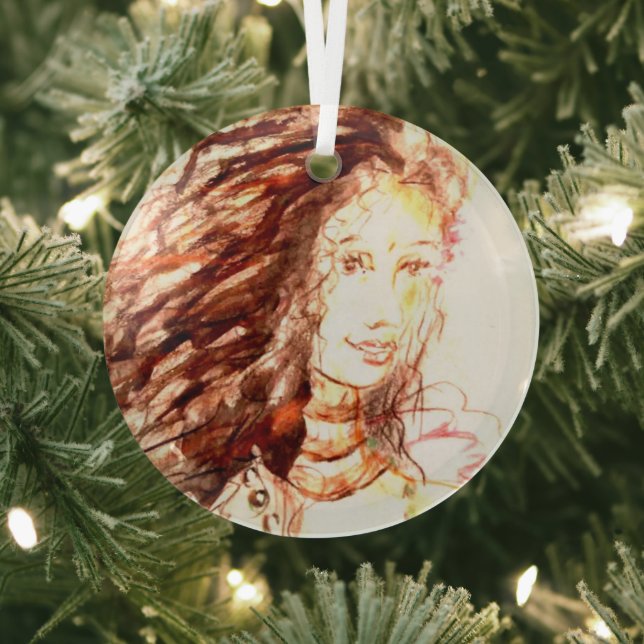 Adelia  glass ornament (Insitu)