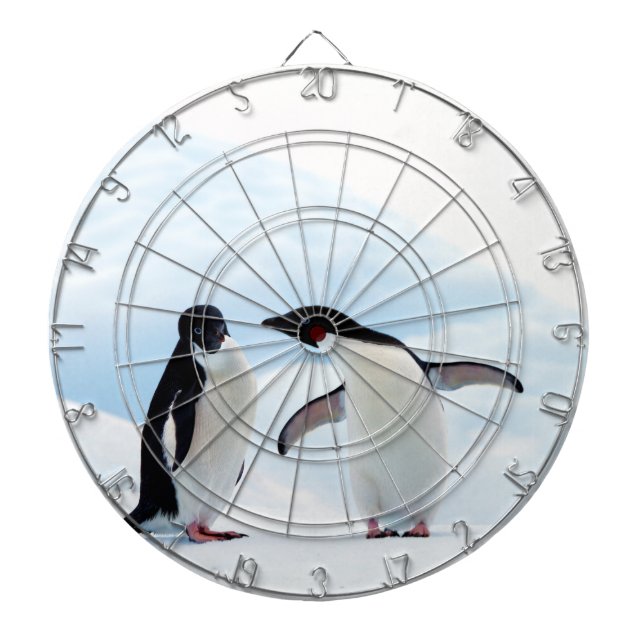 Adelie Penguins Dartboard (Front)