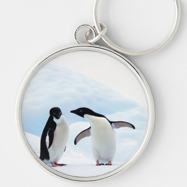 Adelie Penguins Keychain (Front)