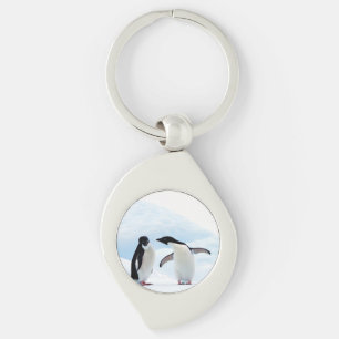 Adelie Penguins Keychain