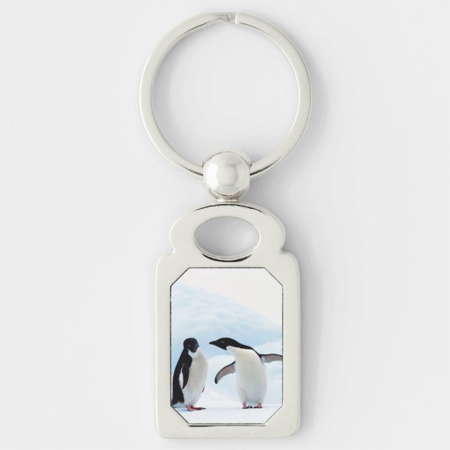 Adelie Penguins Keychain (Front)