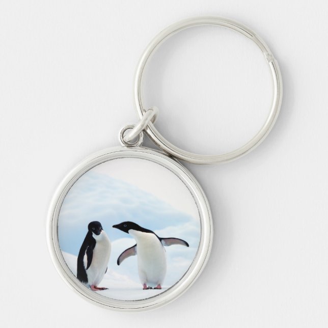 Adelie Penguins Keychain (Front)