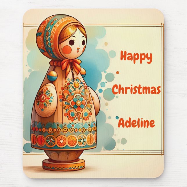 ADELINE ~ Happy Christmas ~ Cute! ~ Mousepad (Front)