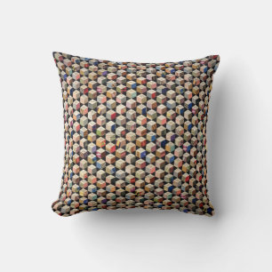 Adeline Harris Sears' Autograph Quilt Pillow-1800s Throw Pillow