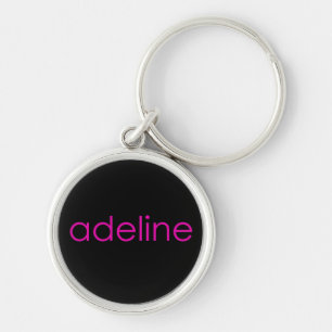 Adeline personal name keychain