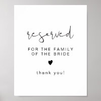 ADELLA Edgy Minimal Reserved for Family of Bride