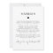 ADELLA Minimal Photo Bridesmaid Proposal Note Card