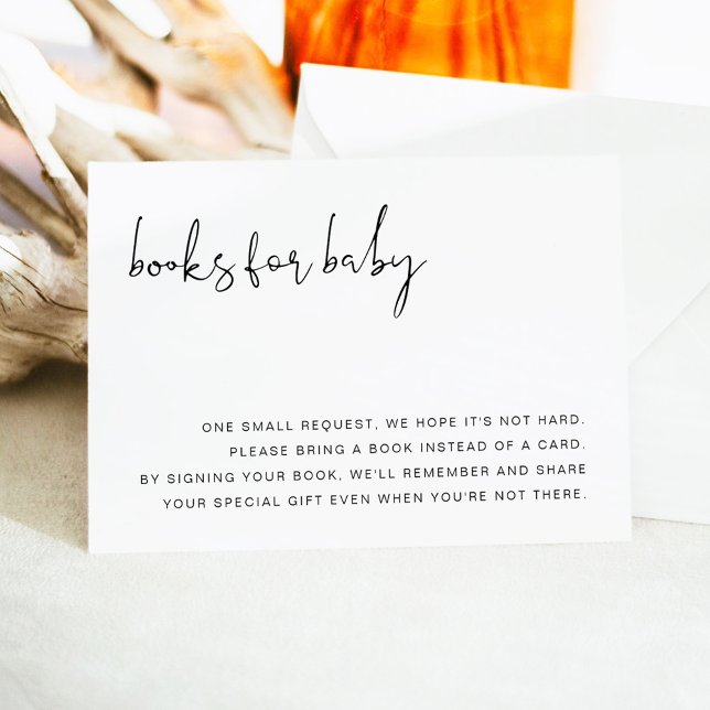 ADELLA Modern Minimalist Books For Baby Card (Creator Uploaded)