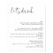 ADELLA Modern Minimalist Let's Drink Bar Menu Sign