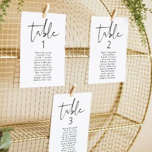 ADELLA Vertical Moderne Minimale Table Carte de si