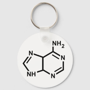 Adenine Keychain