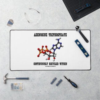 Adenosine Triphosphate Continuously Recycled ATP Desk Mat