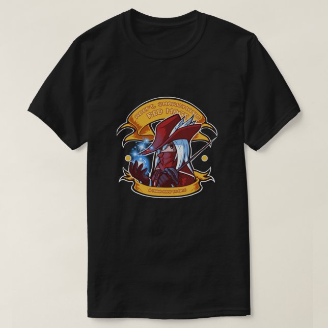 Adept, Charismatic Red Mage Essential  T-Shirt (Design Front)