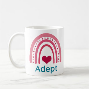 Adept Viva Magenta Boho Rainbow Coffee Mug