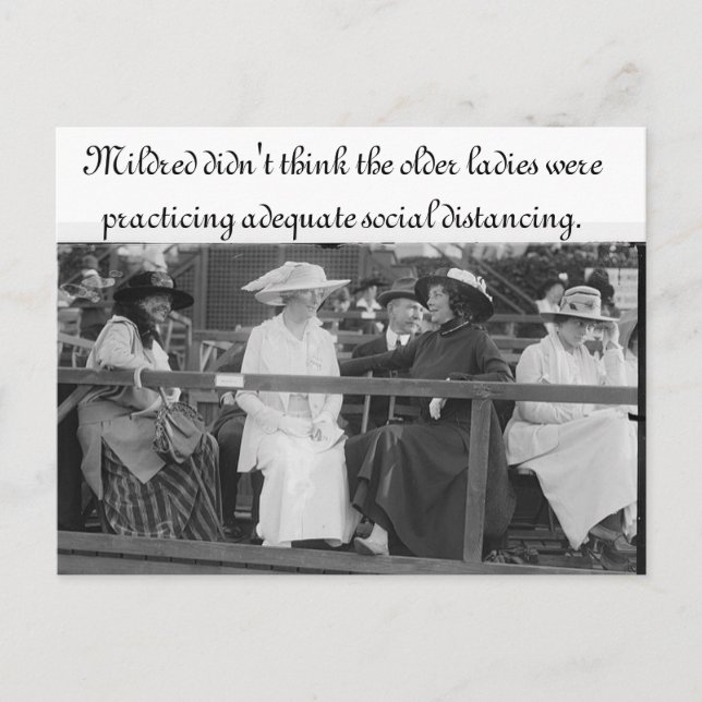 Adequate Social Distancing Postcard (Front)