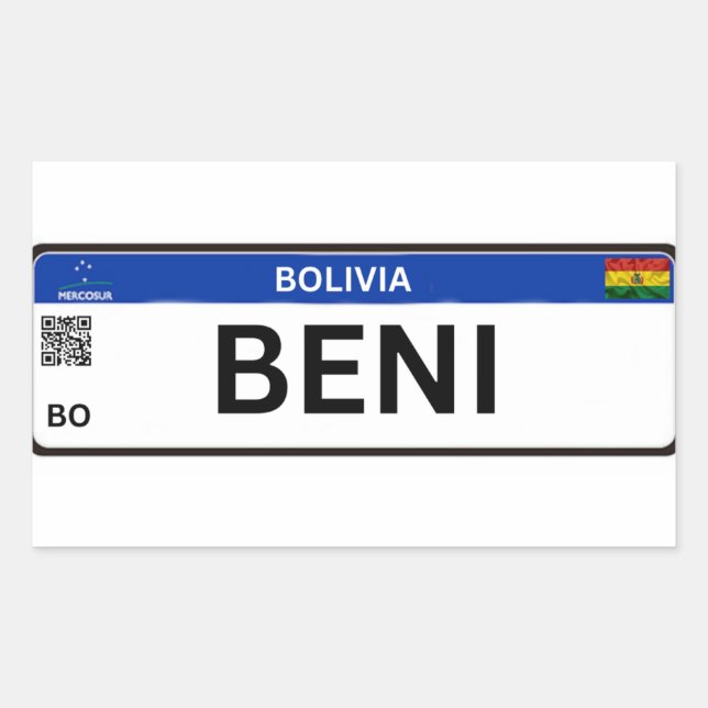 Adesivo  Beni Mercosur Sticker (Front)