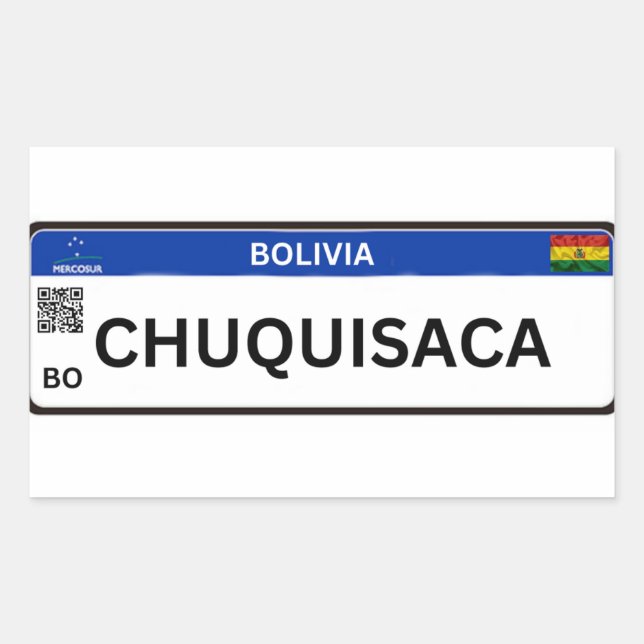 Adesivo Chuquisaca Mercosul Sticker (Front)