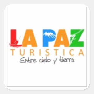 Adesivo La Paz turistica Square Sticker