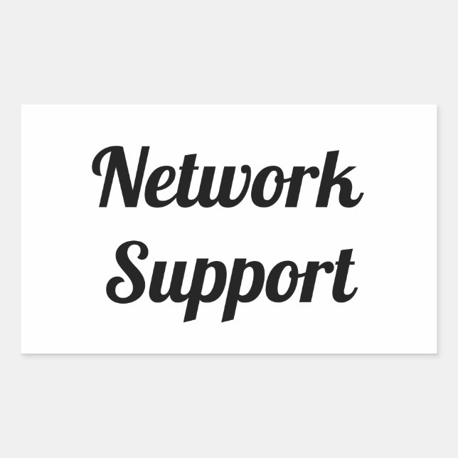 Adesivo network support sticker (Front)