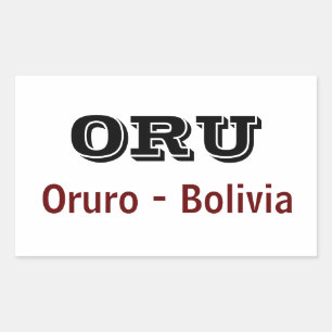 Adesivo Oruro - Bolivia Sticker