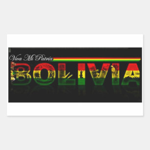 Adesivo Viva mi patria Bolivia Sticker