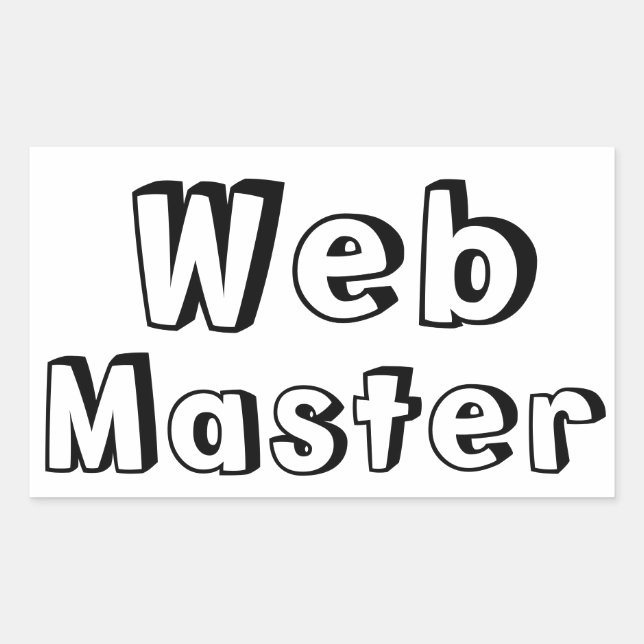 Adesivo WebMaster Sticker (Front)