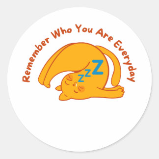 Adesivos Clássicos Redondos - REMEMBER Classic Round Sticker