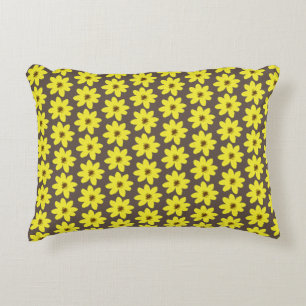 Adey Abeba Ethiopian Flower Accent Pillow